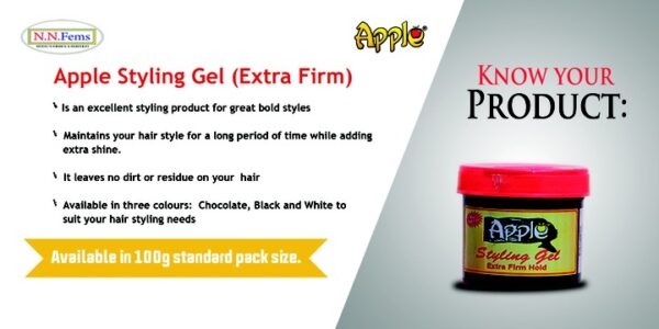 Apple Styling Gel - 100g - Image 3